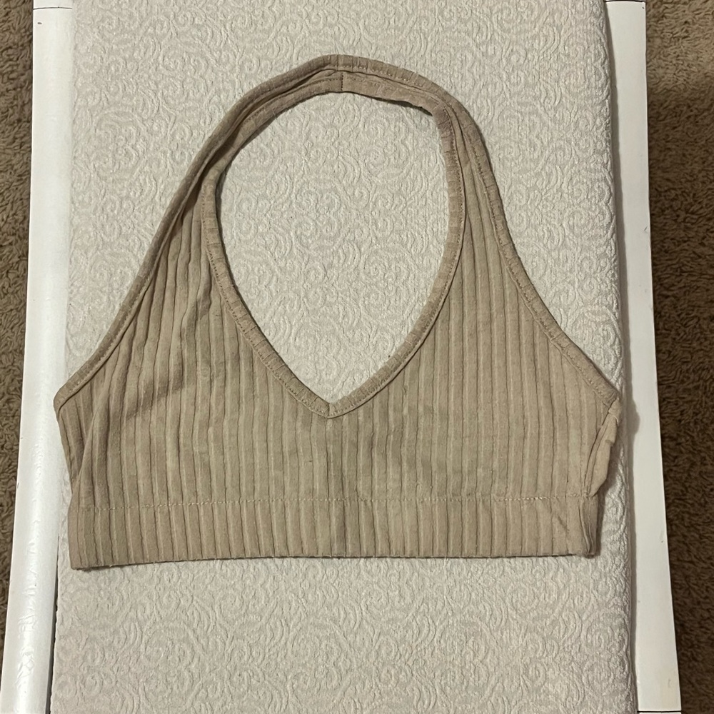 Missguided Halter Top Crop Top